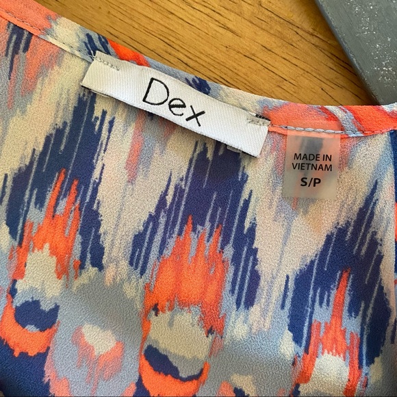 Dex Multi-coloured Blouse Size Small - Picture 7 of 7